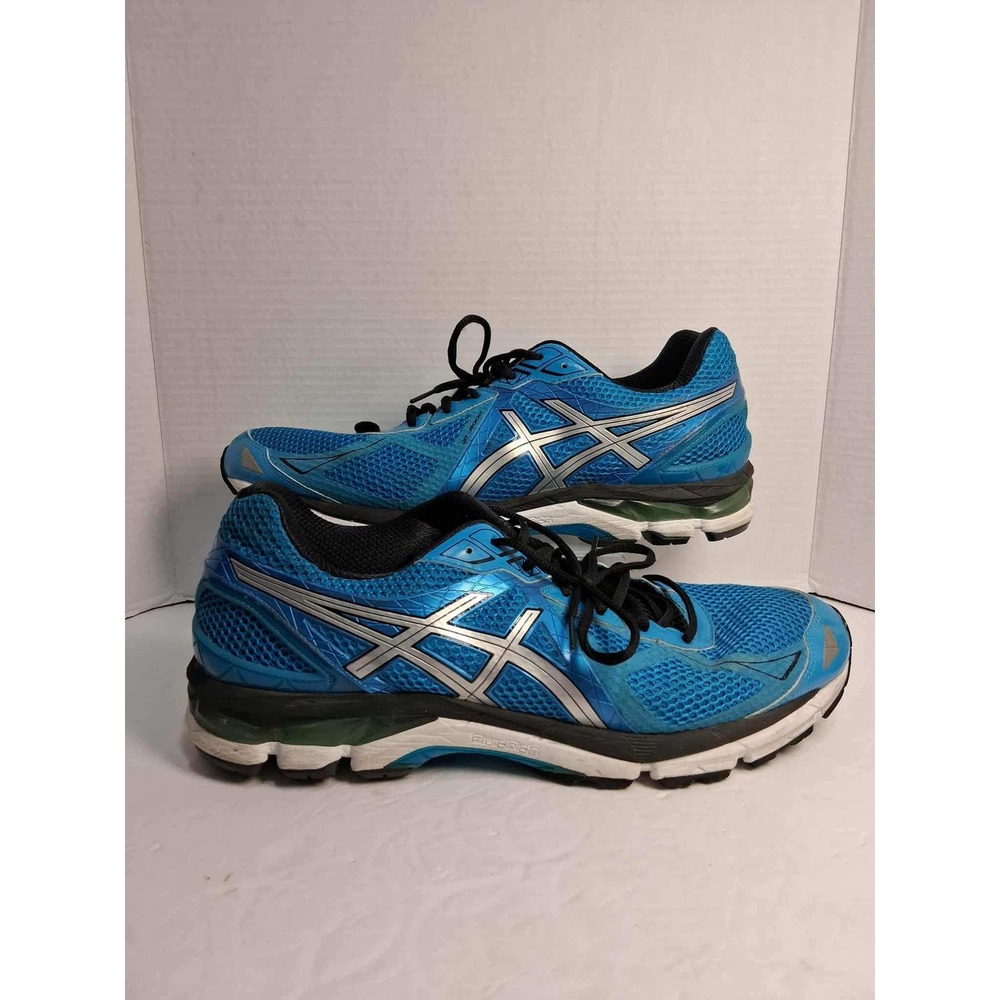 ASICS Gel Kayano 20 Blue Silver Men's 15 Running Shoes Athletic Sneakers READ